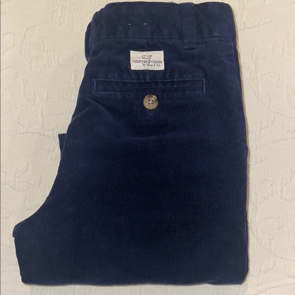Vineyard Vines Navy Corduroy Pants 8